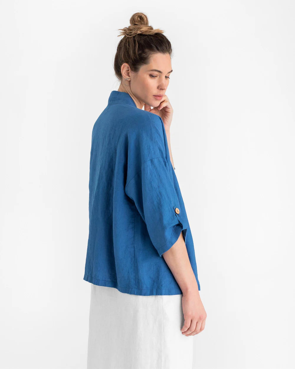 Banos-2 - Linen - Kimono jacket 