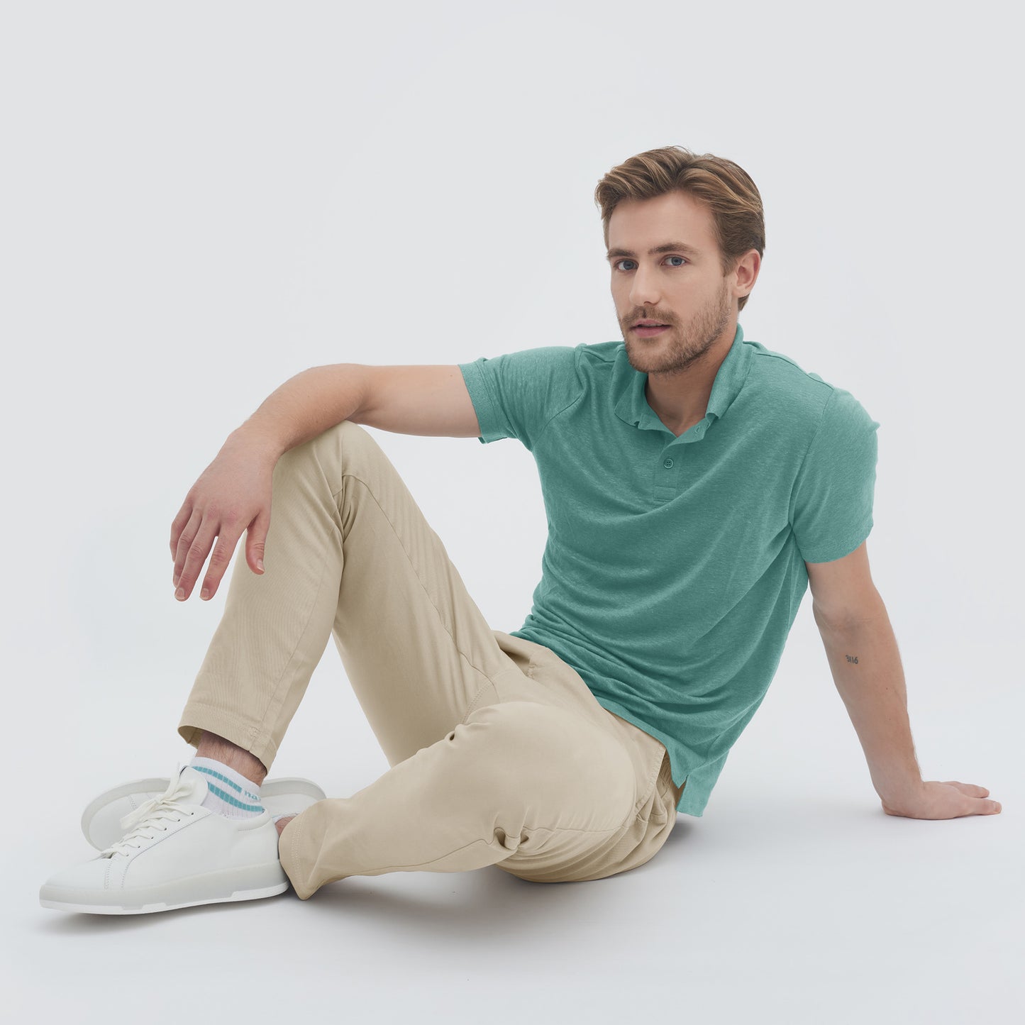 Ole-2 - Linen - Poloshirt 