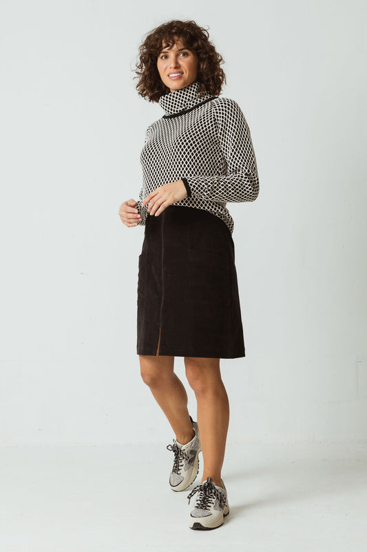 Ines - Velvet - Cotton - Skirt 